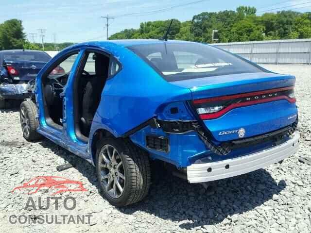 DODGE DART 2015 - 1C3CDFBB5FD182593