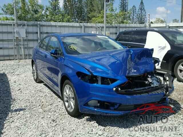 FORD FUSION 2017 - 3FA6P0UU8HR161572