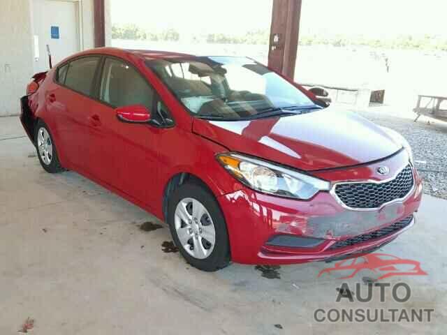 KIA FORTE 2016 - KNAFK4A64G5487647