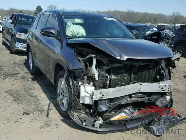 TOYOTA HIGHLANDER 2015 - 5TDYKRFH2FS060236