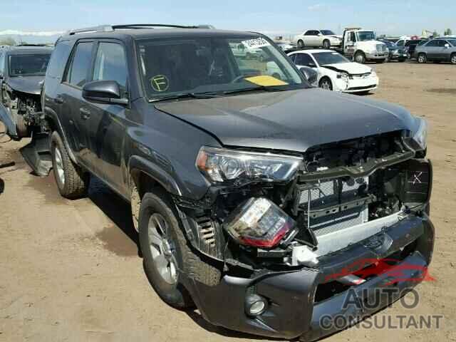 TOYOTA 4RUNNER 2016 - JTEBU5JR9G5328453