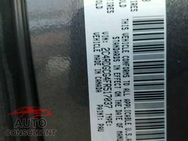 DODGE CARAVAN 2015 - 2C4RDGCG4FR517037