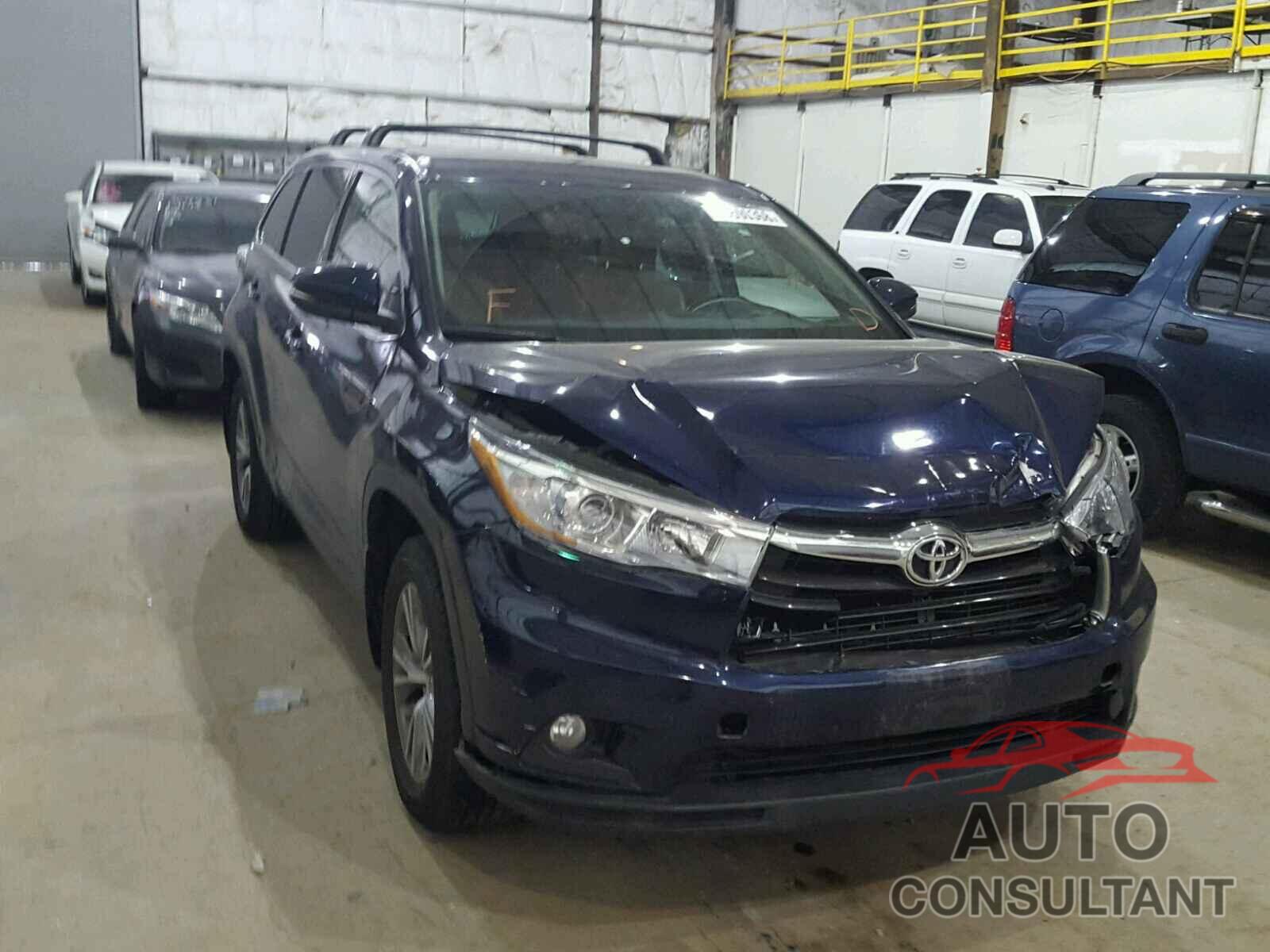 TOYOTA HIGHLANDER 2015 - 5TDBKRFH3FS083613