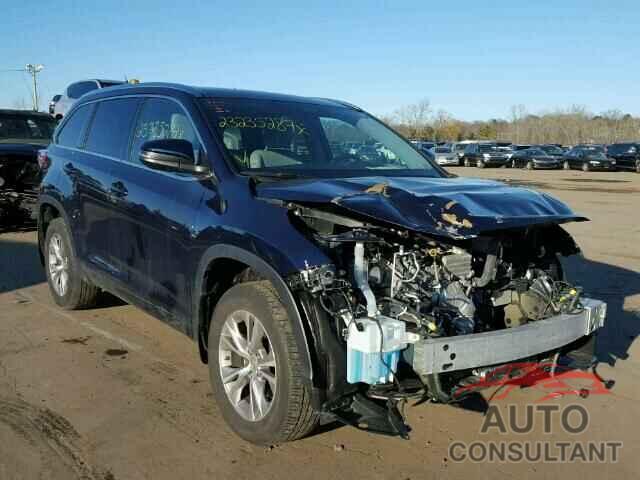 TOYOTA HIGHLANDER 2015 - 5TDJKRFH7FS137734