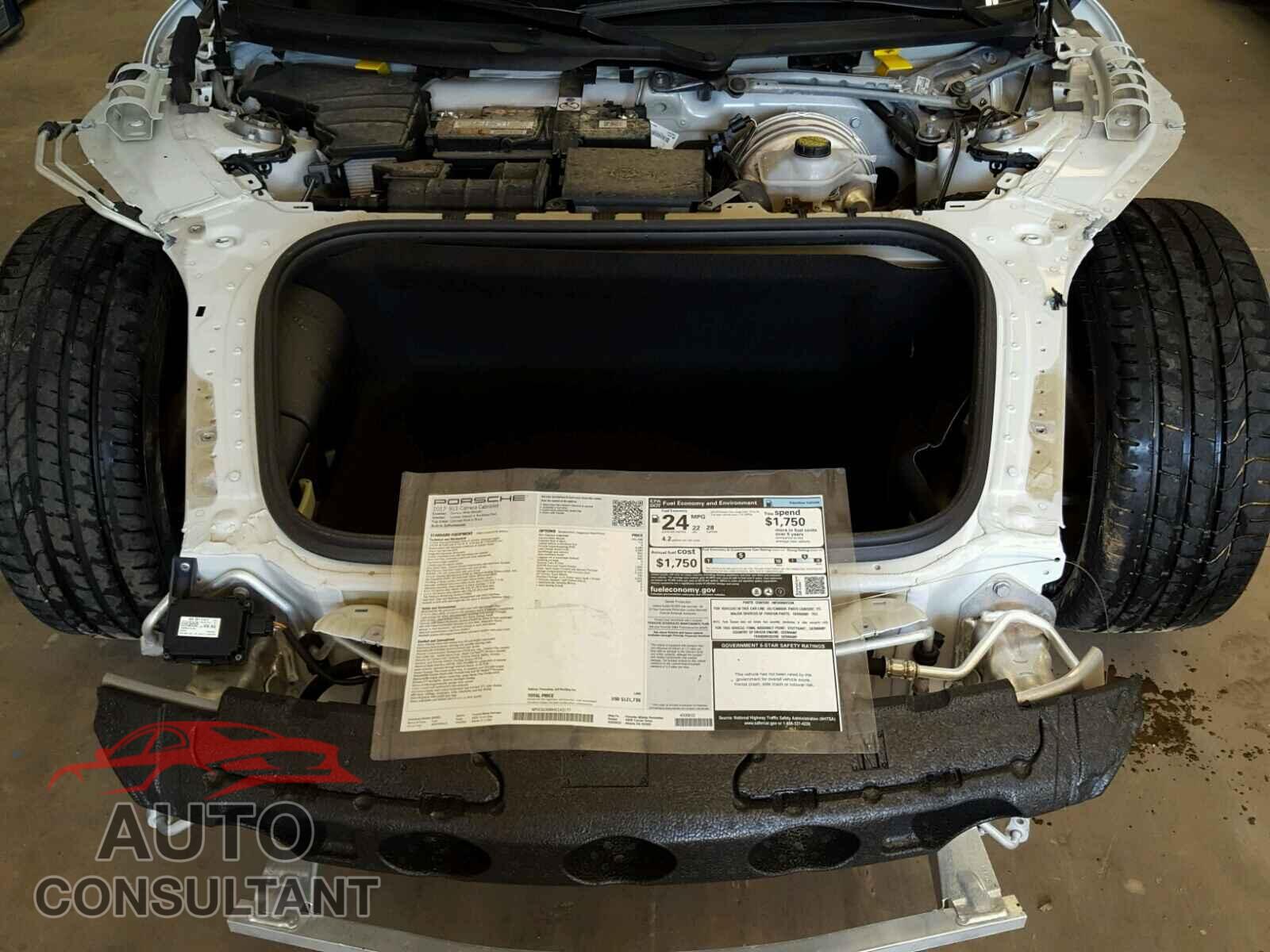 PORSCHE 911 2017 - WP0CA2A98HS142177