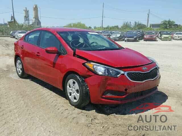 KIA FORTE 2016 - KNAFK4A67G5439091