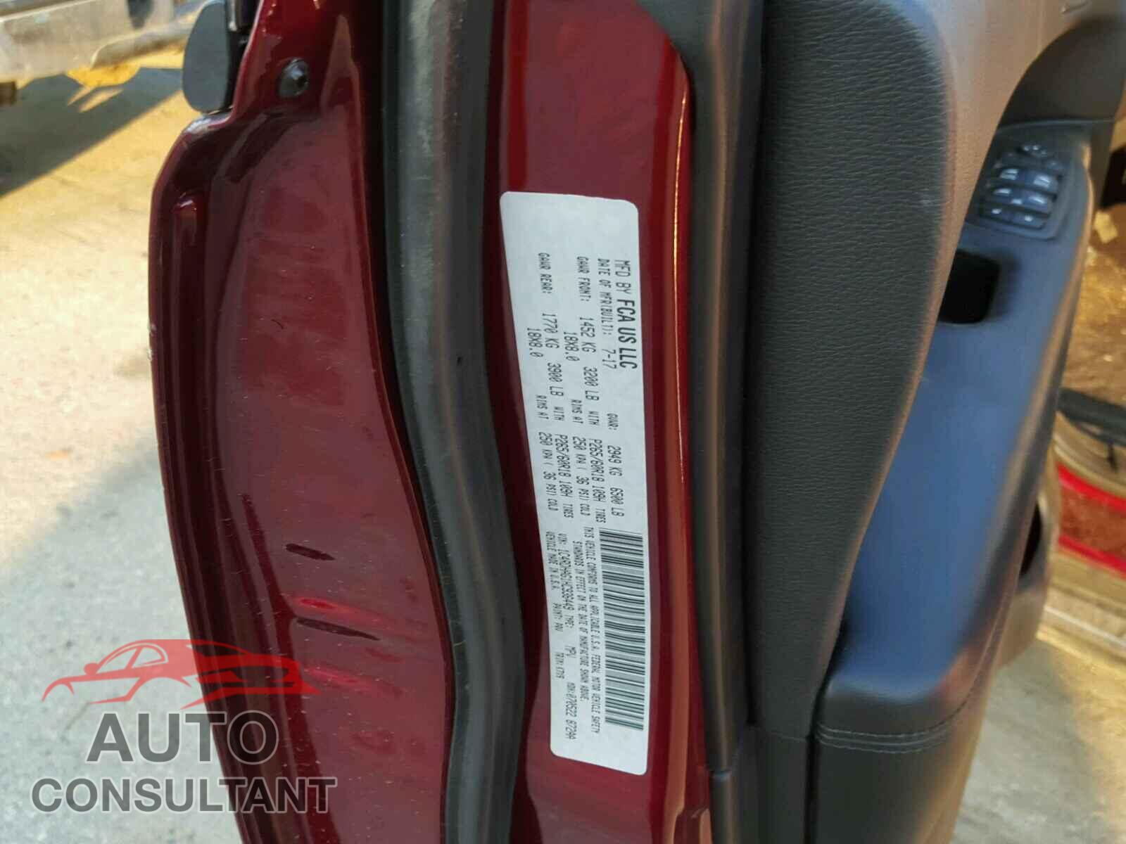 DODGE DURANGO 2017 - 1C4RDHAG1HC936449