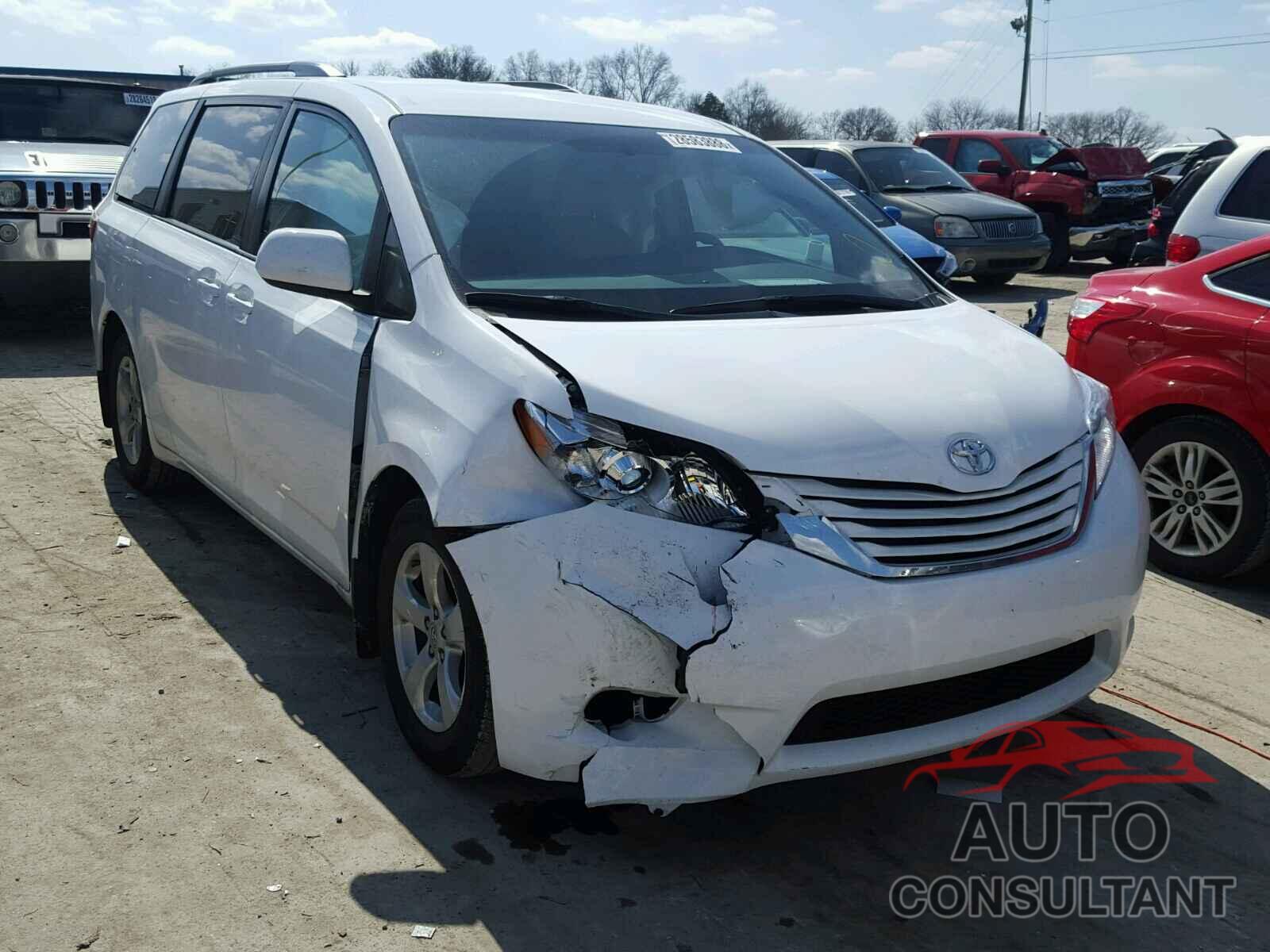 TOYOTA SIENNA 2017 - 5TDKZ3DC8HS837303