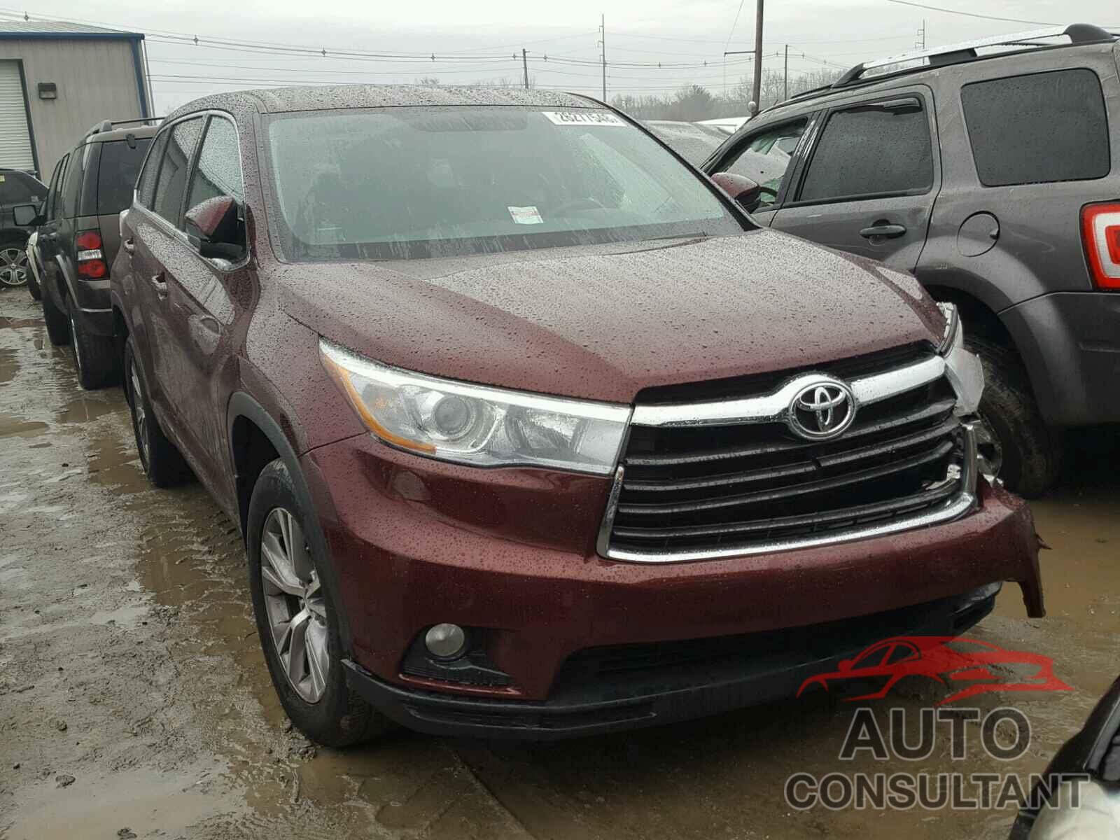 TOYOTA HIGHLANDER 2016 - 5TDBKRFH1GS227435