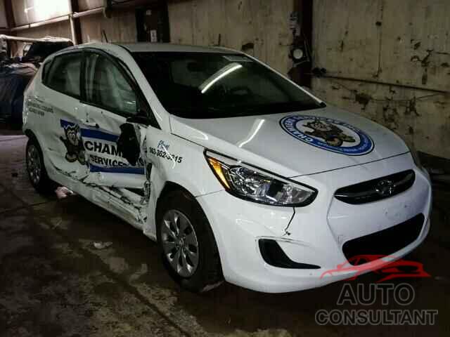 HYUNDAI ACCENT 2016 - KMHCT5AE8GU296086