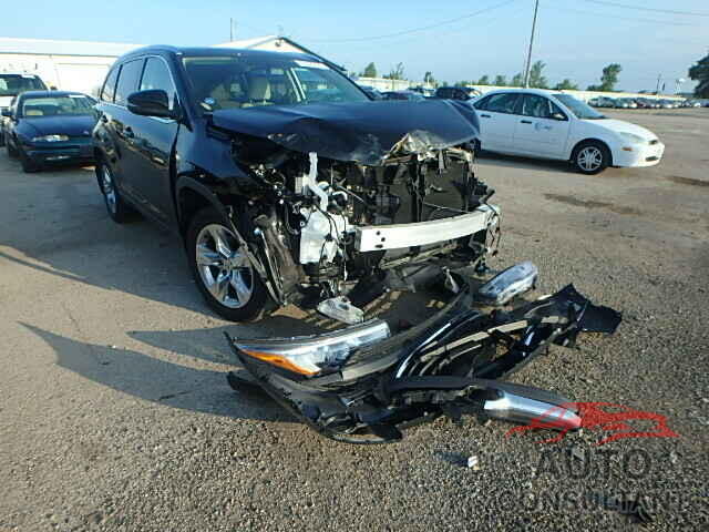 TOYOTA HIGHLANDER 2015 - 5TDDKRFH2FS090951