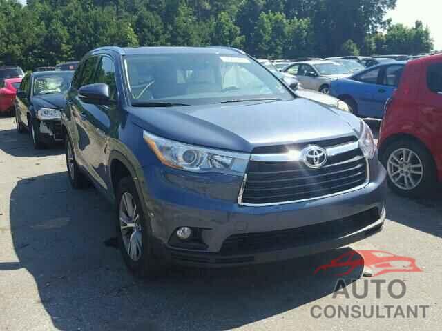TOYOTA HIGHLANDER 2015 - 5TDKKRFH9FS103573