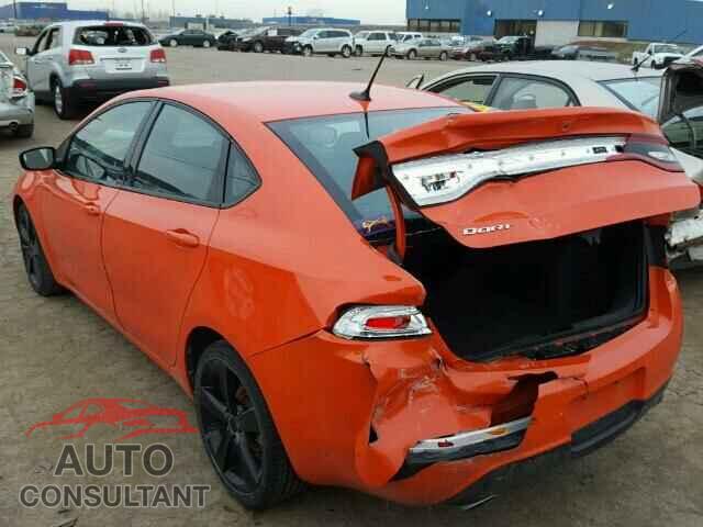 DODGE DART 2015 - 1C3CDFBB1FD345501