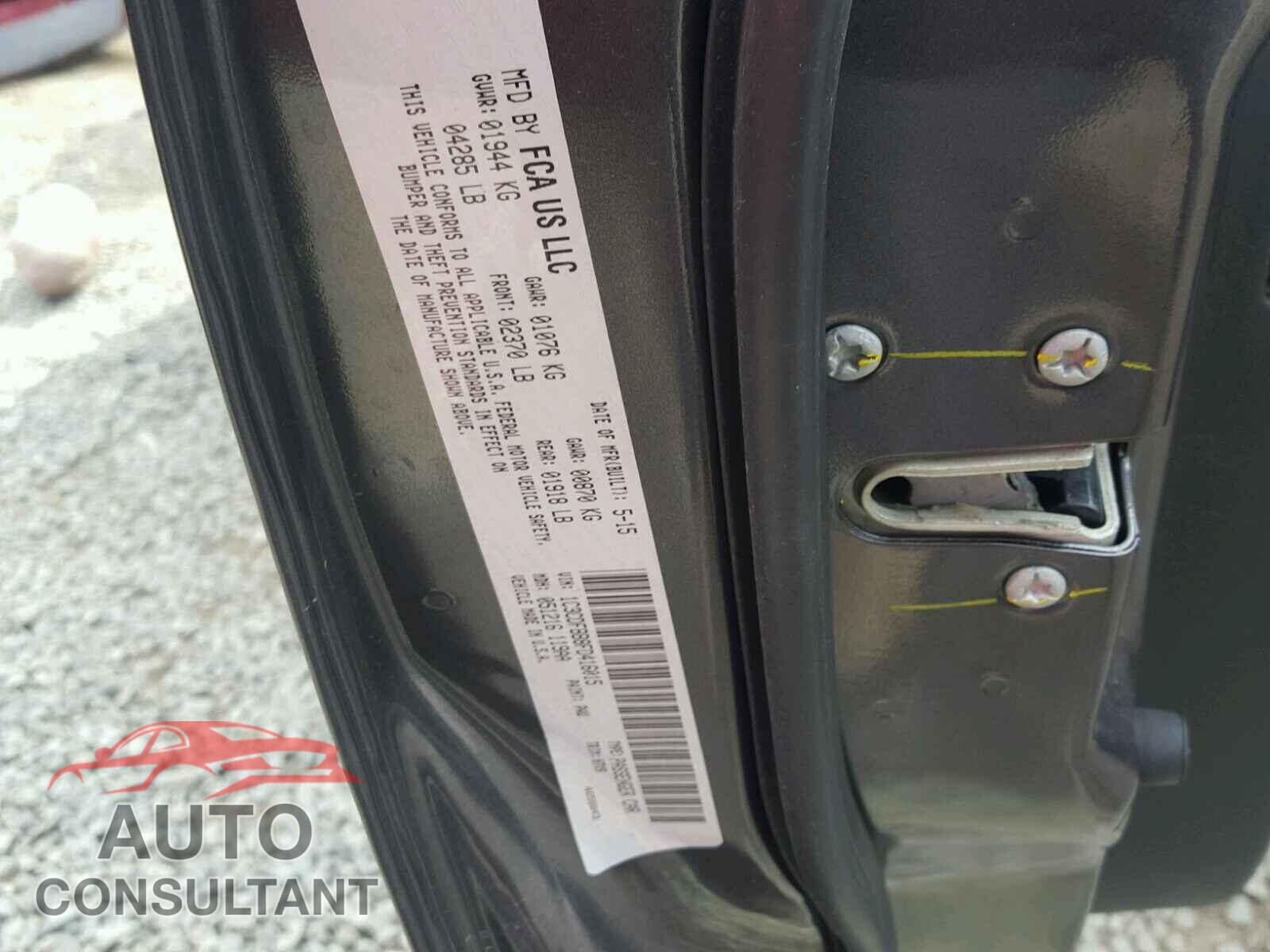 DODGE DART 2015 - 1C3CDFBB8FD416015
