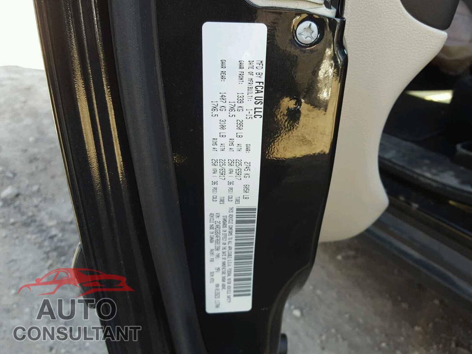 DODGE CARAVAN 2015 - 2C4RDGBG4FR681390
