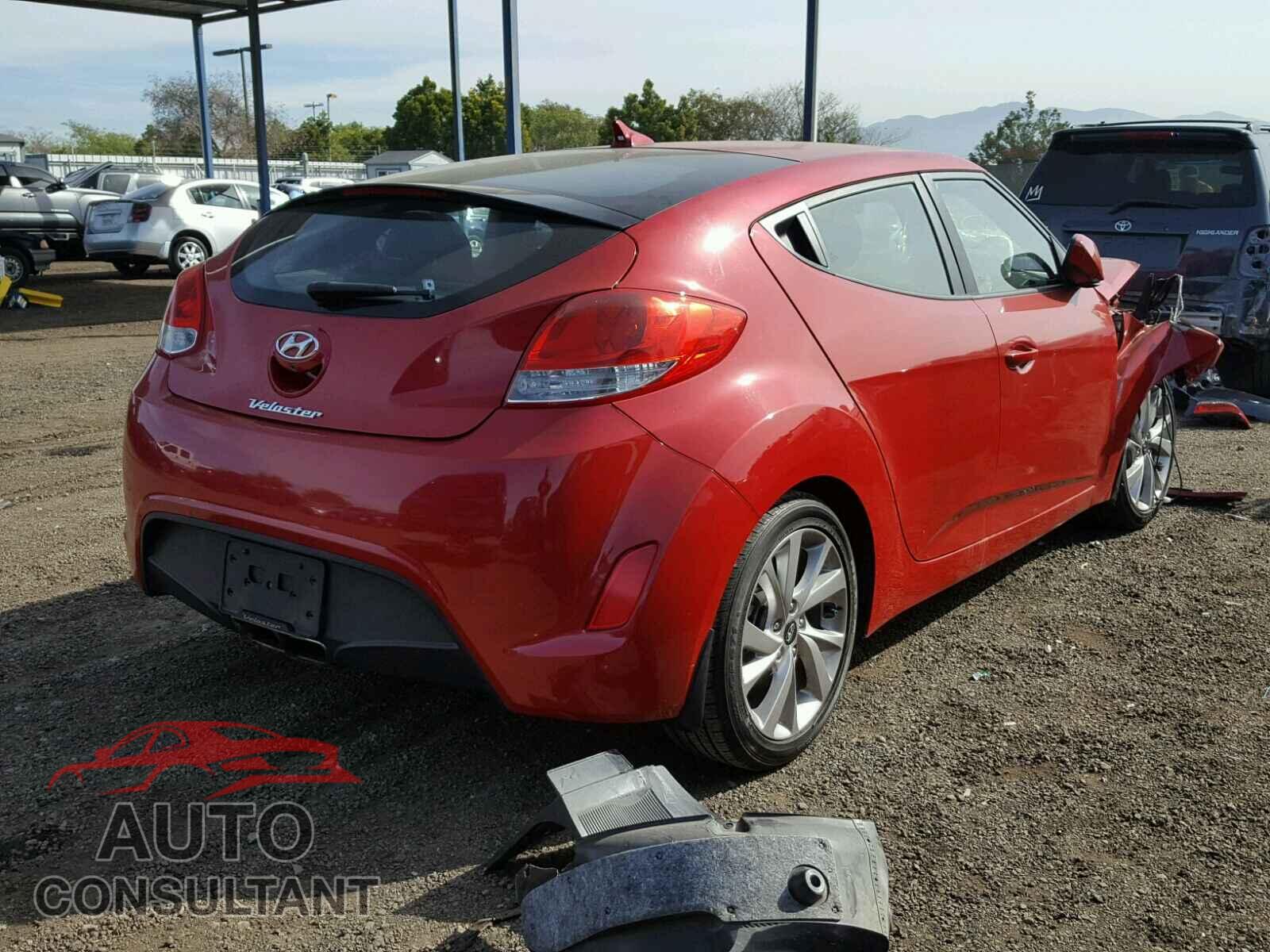 HYUNDAI VELOSTER 2016 - KMHTC6AD2GU257183