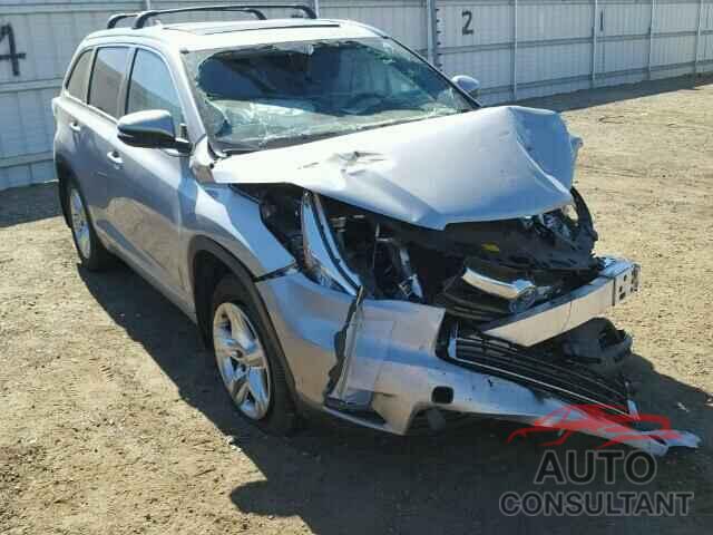 TOYOTA HIGHLANDER 2015 - 5TDDKRFH1FS206544
