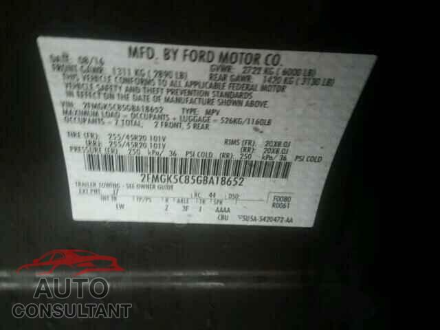 FORD FLEX 2016 - 2FMGK5C85GBA18652
