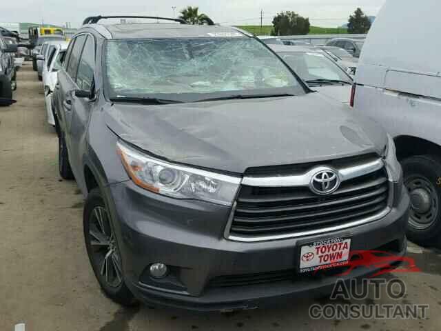 TOYOTA HIGHLANDER 2016 - 5TDKKRFH5GS504779