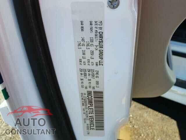 DODGE CARAVAN 2015 - 2C7WDGBG6FR541976