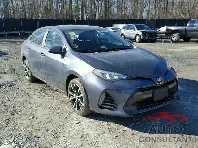 TOYOTA COROLLA 2017 - 2T1BURHE8HC784527