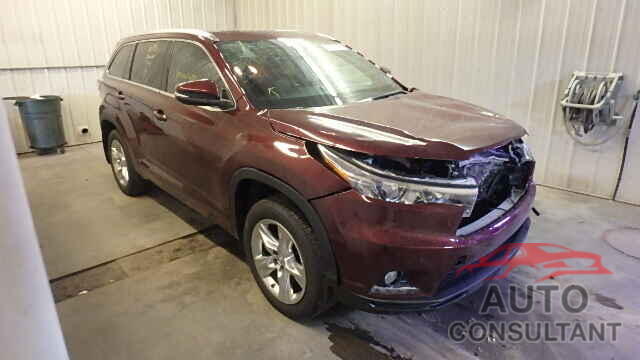 TOYOTA HIGHLANDER 2015 - 5TDDKRFH8FS102035