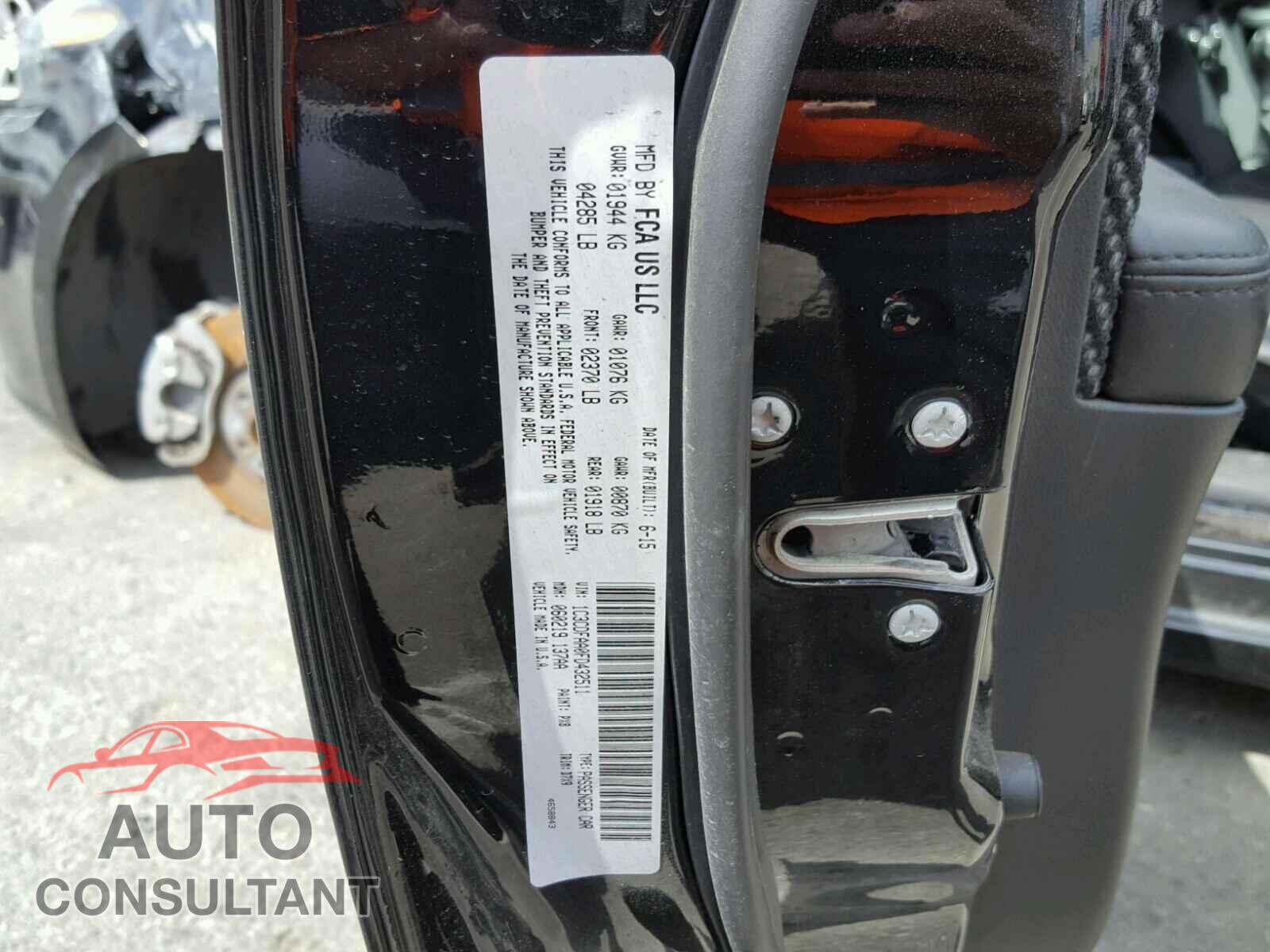 DODGE DART 2015 - 1C3CDFAA0FD432511