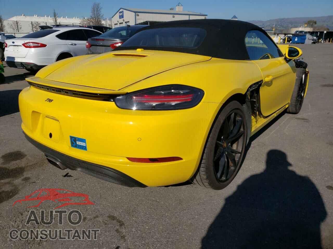 PORSCHE BOXSTER 2018 - WP0CA2A86JS210876