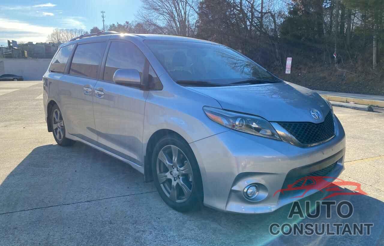 TOYOTA SIENNA 2017 - 5TDXZ3DC3HS816204