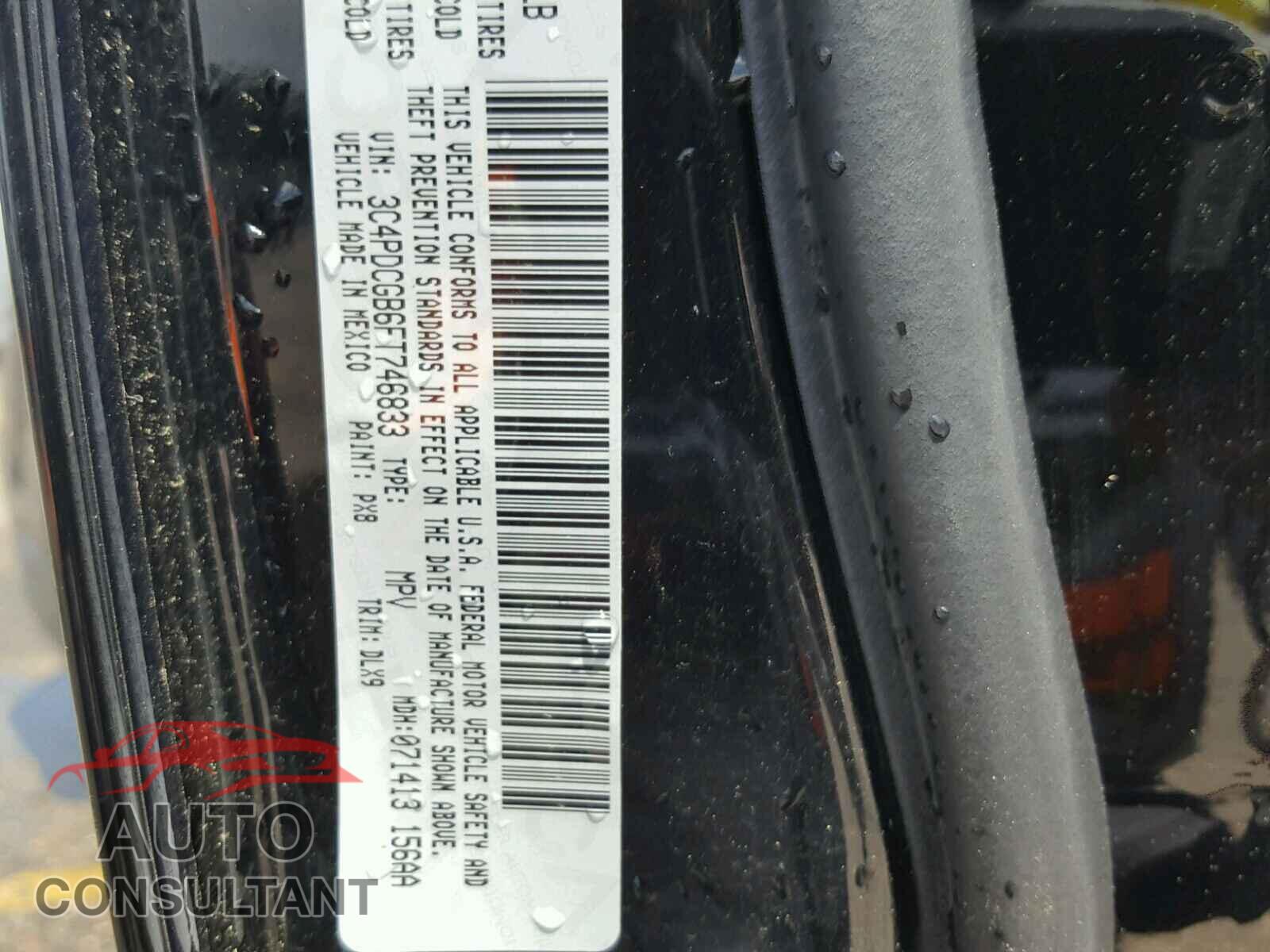 DODGE JOURNEY 2015 - 3C4PDCGB6FT746833
