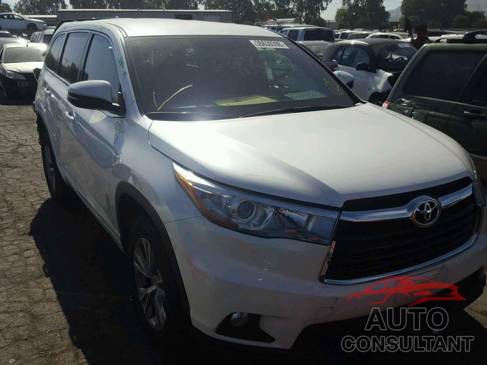 TOYOTA HIGHLANDER 2015 - 5TDZKRFH2FS071273