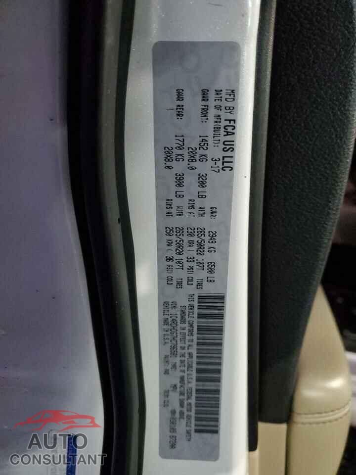 DODGE DURANGO 2017 - 1C4RDHDG7HC796581