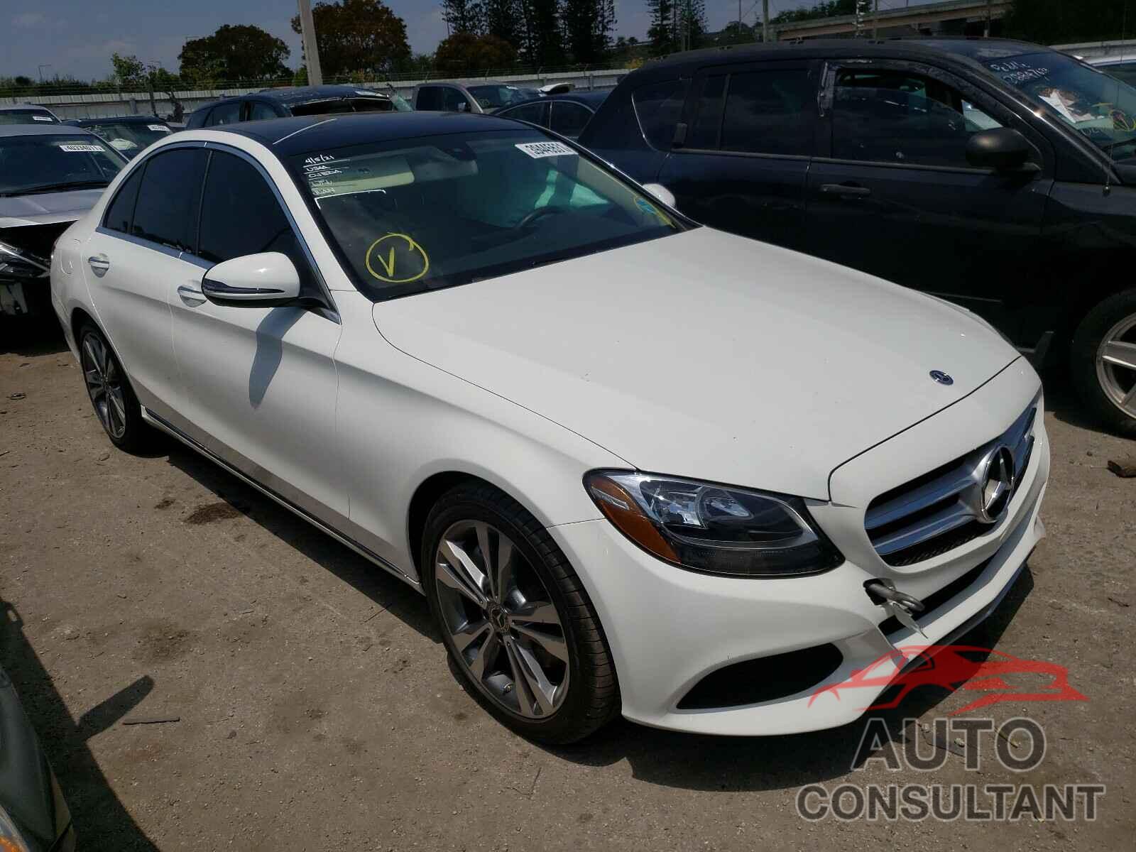 MERCEDES-BENZ C CLASS 2018 - WDDWF4JB0JR419629