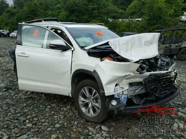 TOYOTA HIGHLANDER 2015 - 5TDJKRFH4FS130790