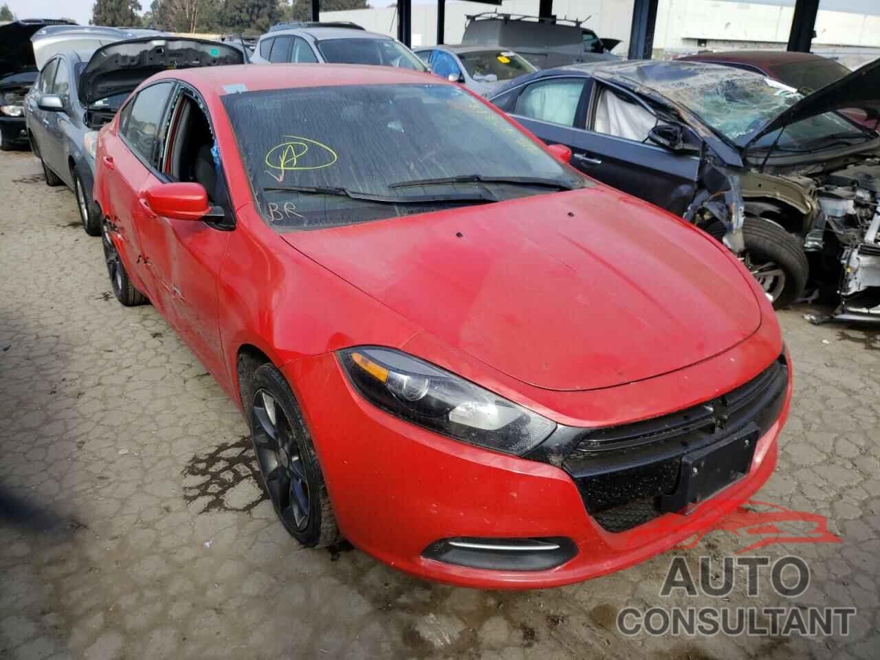 DODGE DART 2016 - 1C3CDFAA8GD736722