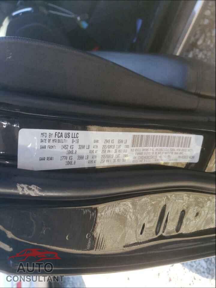DODGE DURANGO 2019 - 1C4RDHAG9KC534119