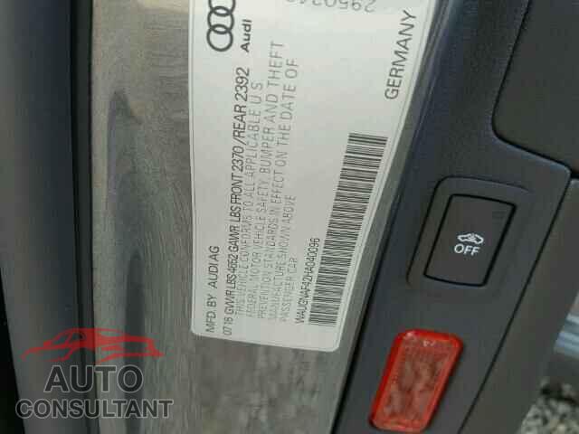 AUDI A4 2017 - WAUGNAF42HA040096