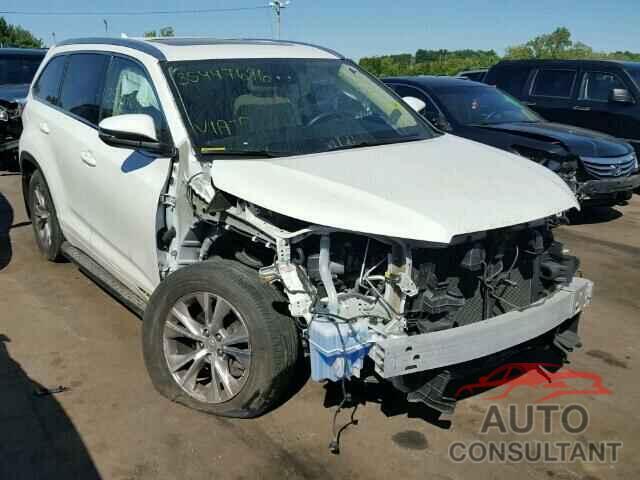 TOYOTA HIGHLANDER 2015 - 5TDJKRFH4FS098973