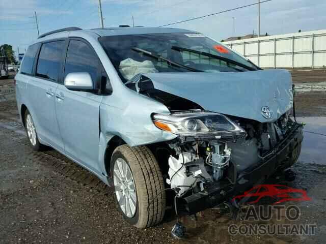 TOYOTA SIENNA 2017 - 5TDYZ3DC9HS778997