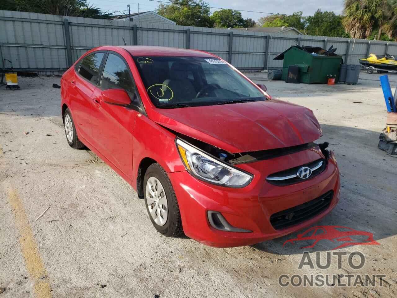 HYUNDAI ACCENT 2016 - KMHCT4AEXGU970829