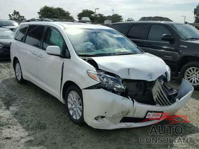 TOYOTA SIENNA 2015 - 5TDYK3DC5FS659796