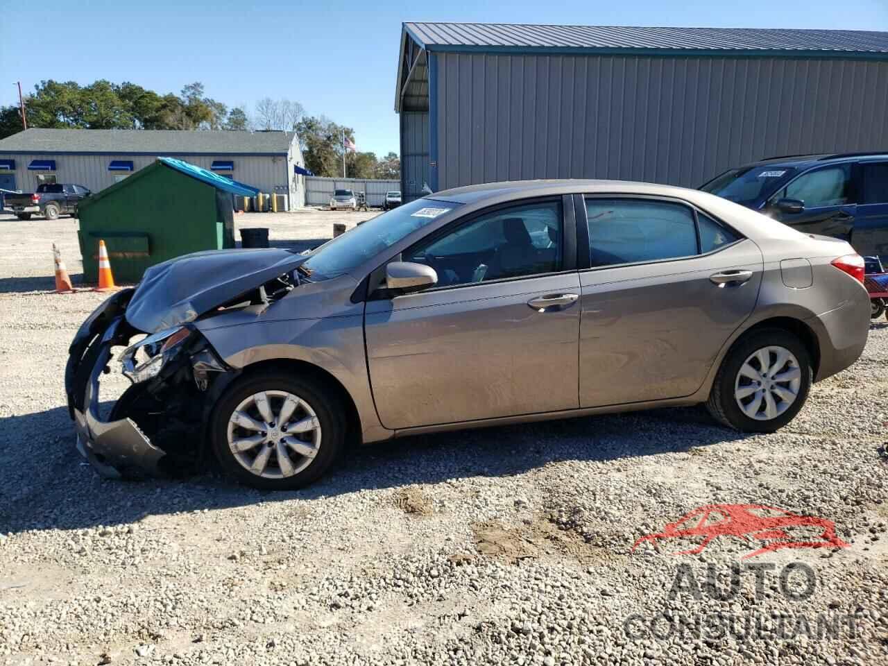 TOYOTA COROLLA 2016 - 2T1BURHEXGC654649
