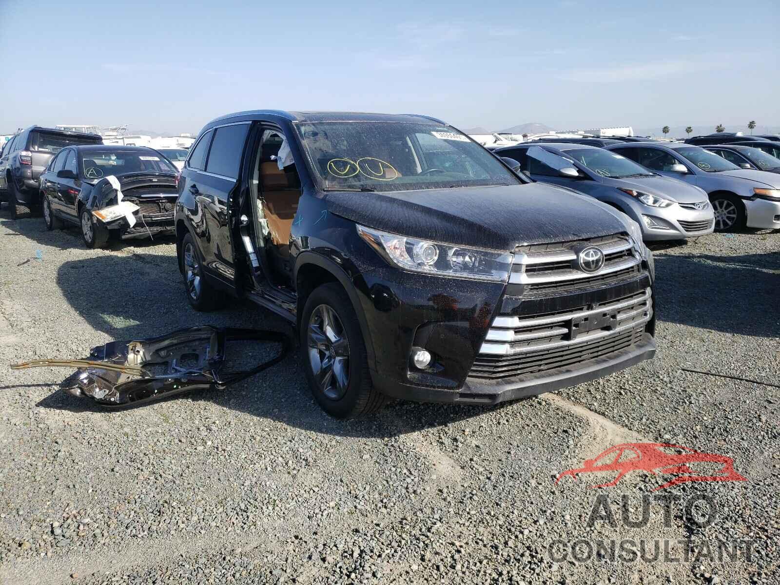 TOYOTA HIGHLANDER 2018 - 5TDDZRFH4JS855551