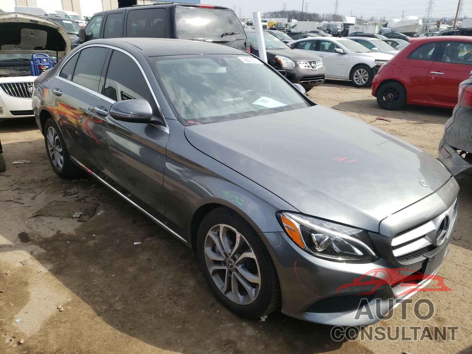 MERCEDES-BENZ C CLASS 2017 - WDDWF4KB3HR305732