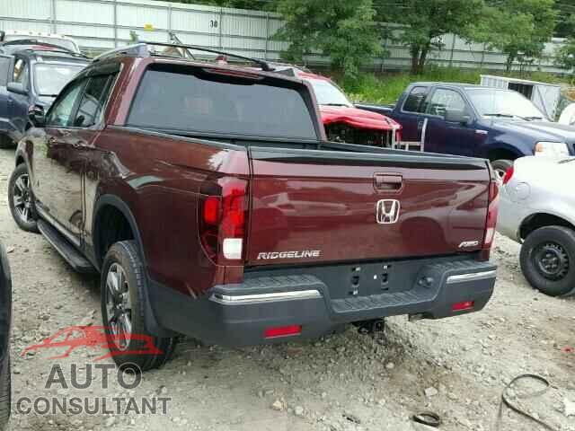 HONDA RIDGELINE 2017 - 5FPYK3F62HB012696
