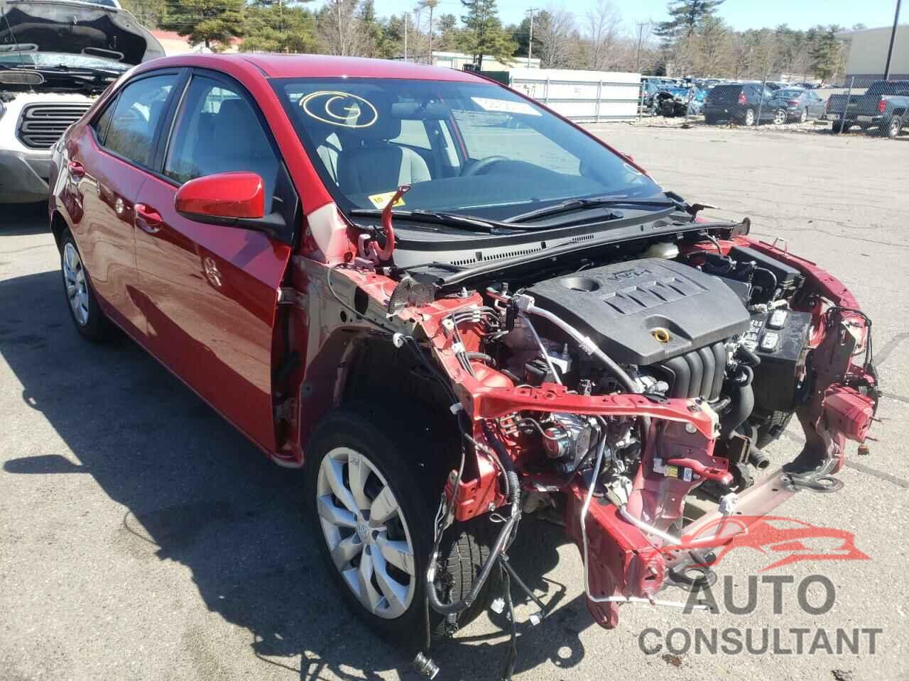 TOYOTA COROLLA 2016 - 2T1BURHE0GC727317