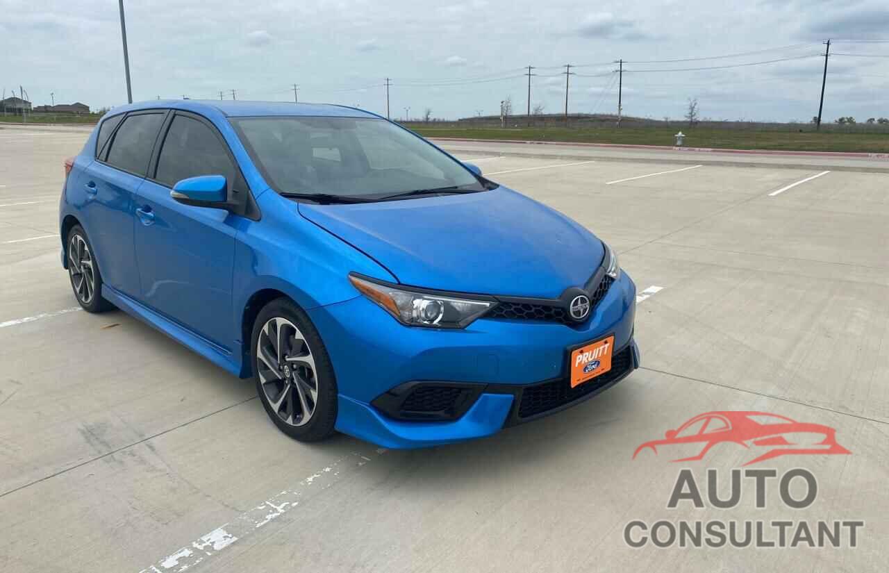 TOYOTA SCION 2016 - JTNKARJE2GJ511553