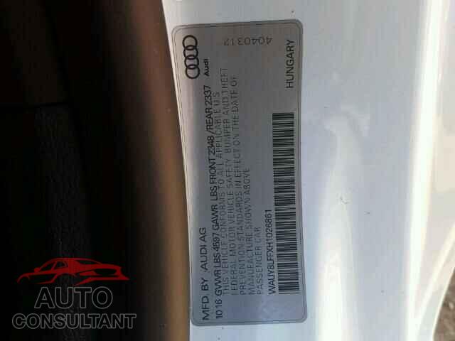 AUDI A3 2017 - 4T4BF1FK0GR538112