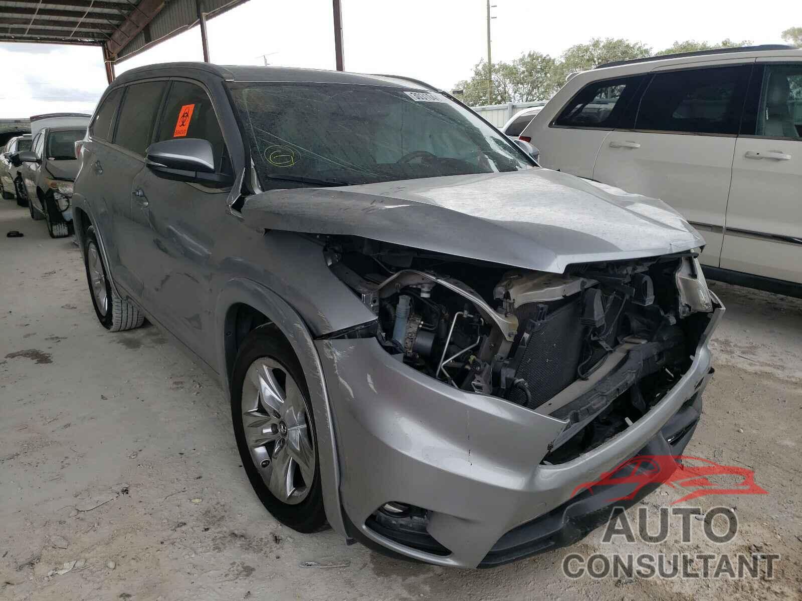 TOYOTA HIGHLANDER 2016 - 5TDYKRFHXGS155869