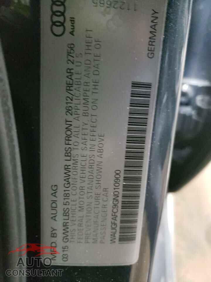 AUDI A6 2016 - WAUGFAFC9GN010900